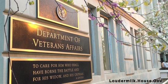 Supporting Veterans, Loudermilk Votes for Common Sense Reforms in the VA