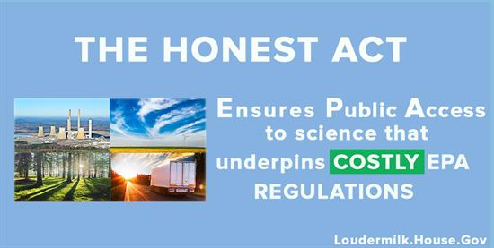 Loudermilk Works to Ensure EPA Uses Sound Science