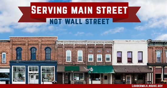 Loudermilk Supports Opening Up a Free Economy with the CHOICE Act