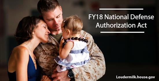 Loudermilk Votes in Support of America’s Military and National Defense