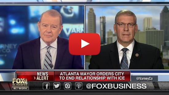Rep. Loudermilk: Atlanta Mayor More Concerned with Making a Political Statement than Safety and Security of Georgians