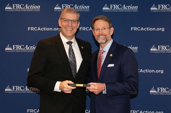 Rep. Loudermilk Receives ‘True Blue Award’ from Family Research Council
