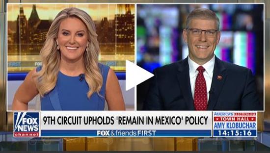 Rep. Loudermilk Joins Fox to Discuss the Court Decision on Asylum Seekers at the Border and Georgia’s Heartbeat Bill