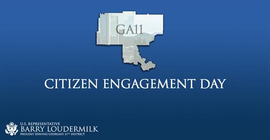 Office of Congressman Loudermilk to Kick-Off “Citizen Engagement Day” Series