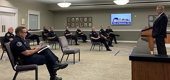 Rep. Loudermilk Meets with Officers from Police Departments in 11th District to Discuss Police Reform