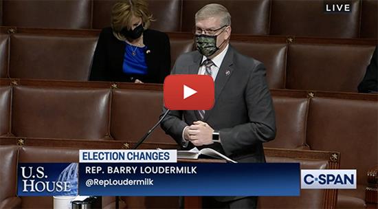 Rep. Loudermilk: Pelosi, Democrats Attempt to Quietly Push National Election Reform Bill