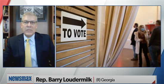 Rep. Loudermilk Discussing Georgia’s Election Bill, Infrastructure, COVID and More on Newsmax